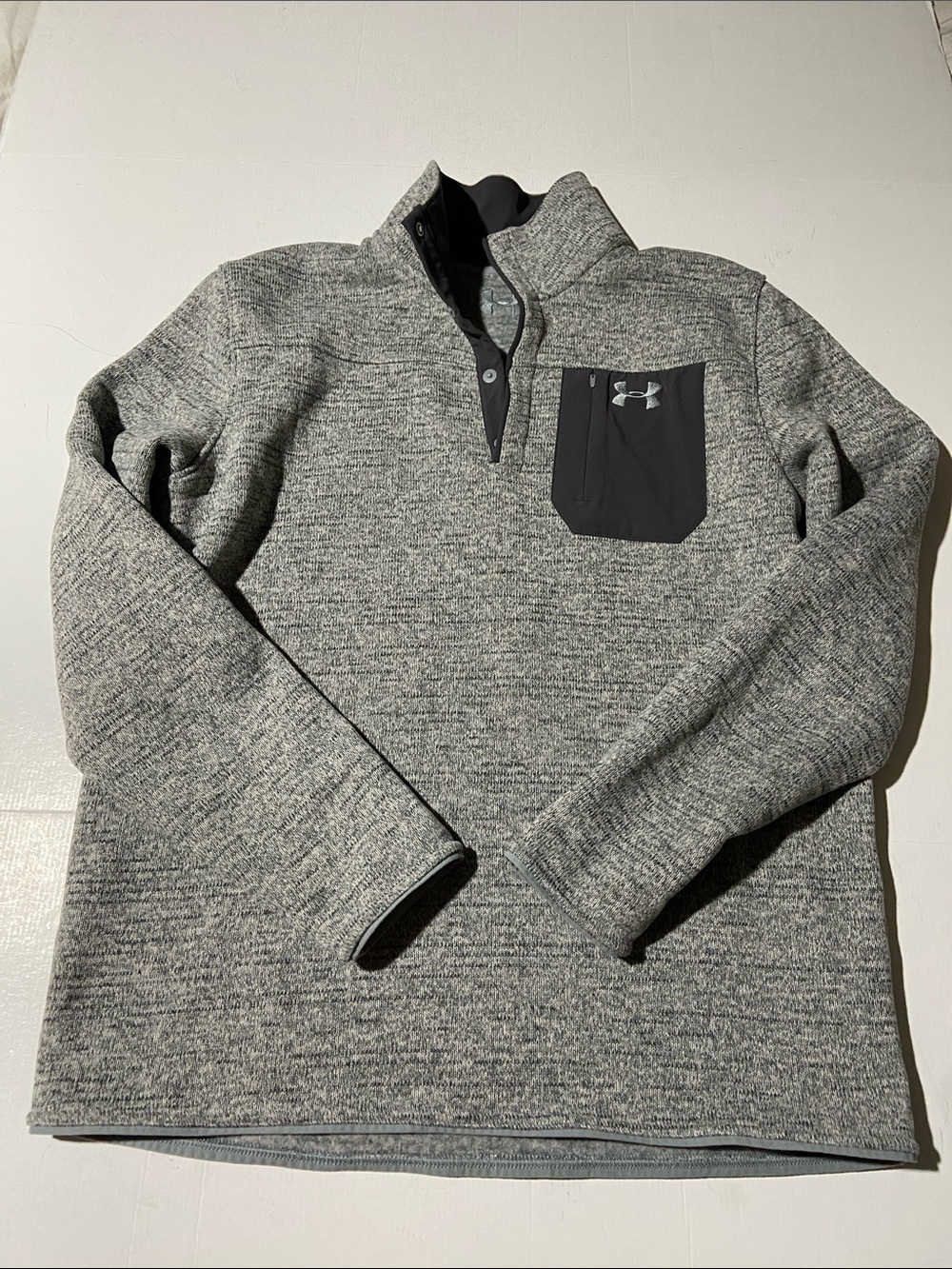 Mens Under Armour 1/4 snap Sweater Mens Sz Large